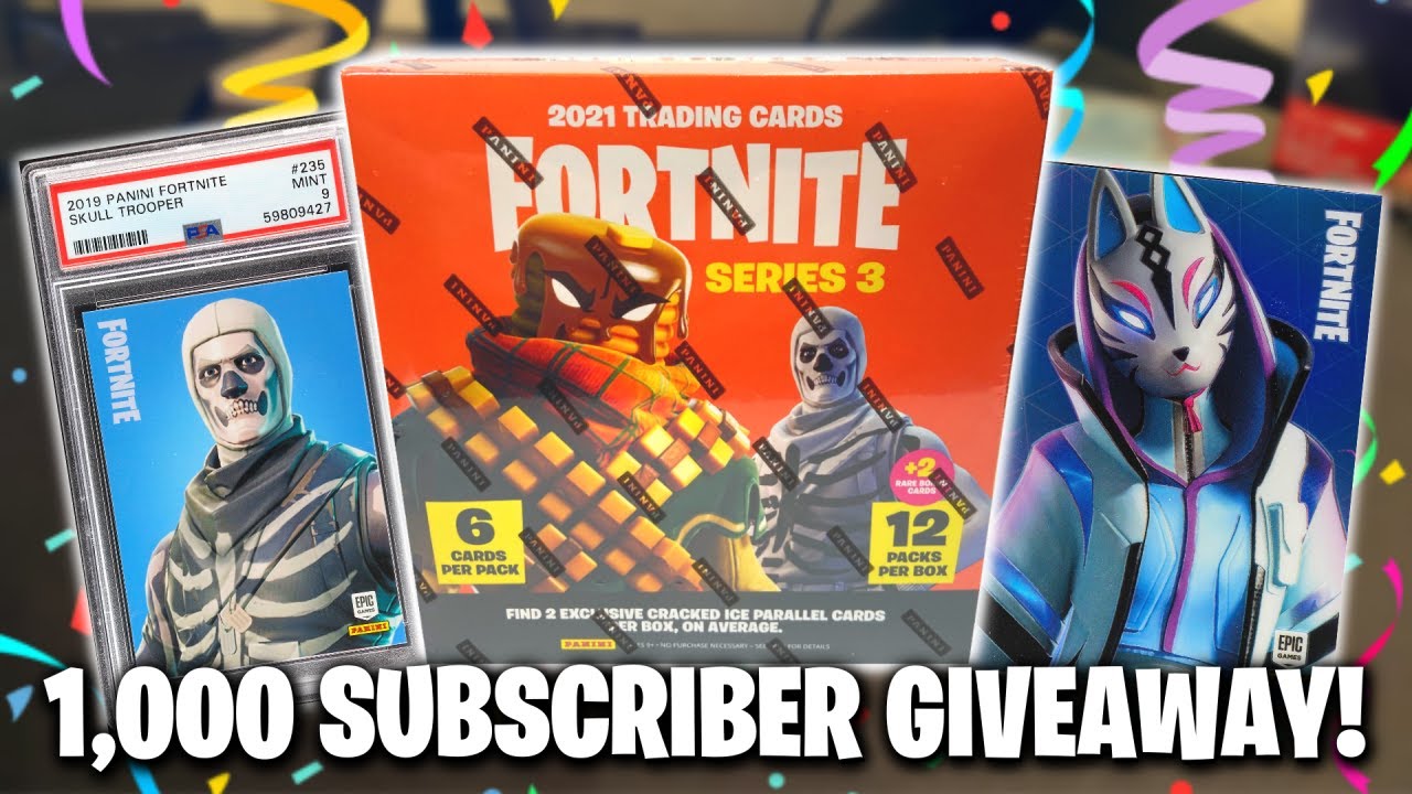 1,000 SUBSCRIBER FORTNITE GIVEAWAY!