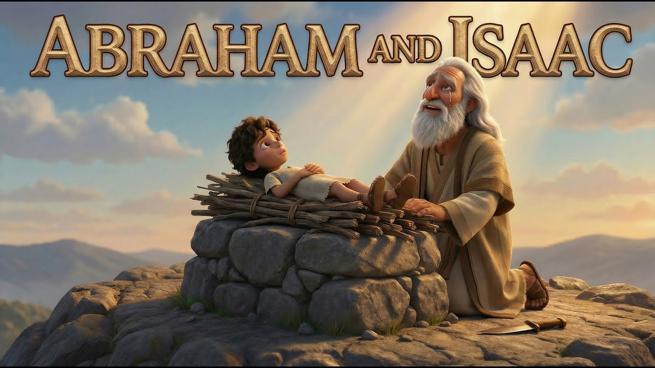 The Story of Abraham and Isaac: God Will Provide! 🐑✨ Bible Story for Kids