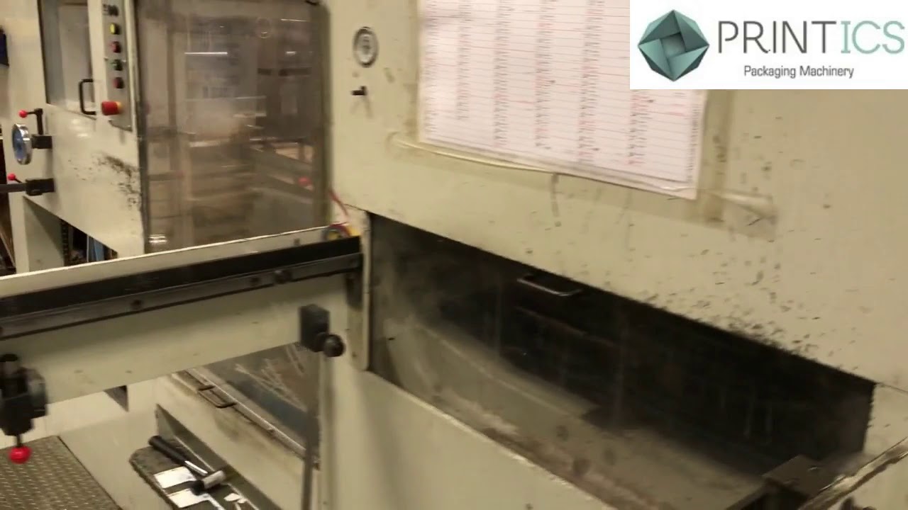 VIDEO PRINTICS U38720620 IBERICA JR 105 FLAT BED DIE CUTTER