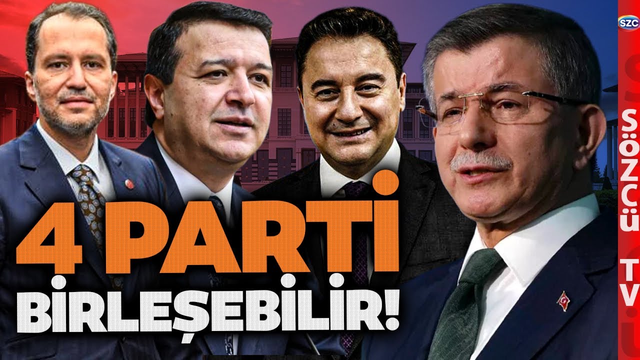Erdoğan'ın Uykuları Ka&ccedil;acak! YRP Saadet Gelecek Deva Birleşebilir! Ahmet Davutoğlu Duyurdu
