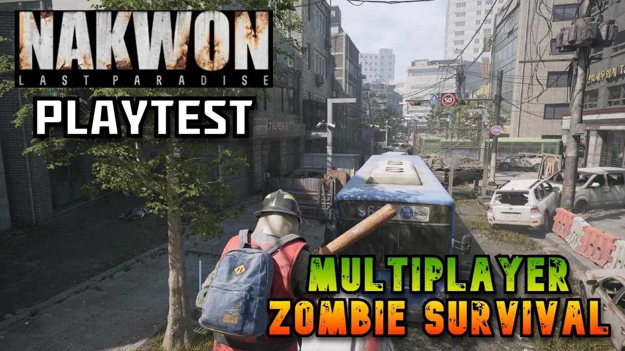 Online Zombie Survival Game in Korea🐗NAKWON: LOST PARADISE💀Playtest