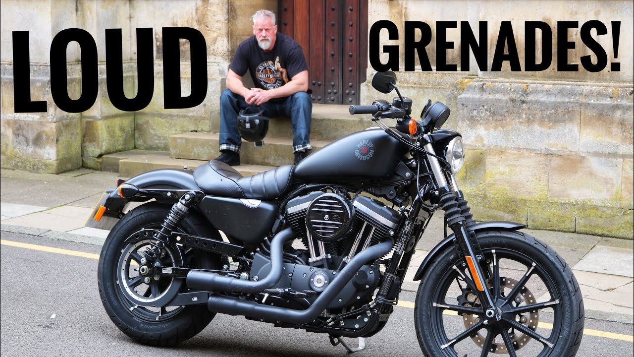 Vance & Hines Mini Grenades Sound on a Harley-Davidson Iron 883