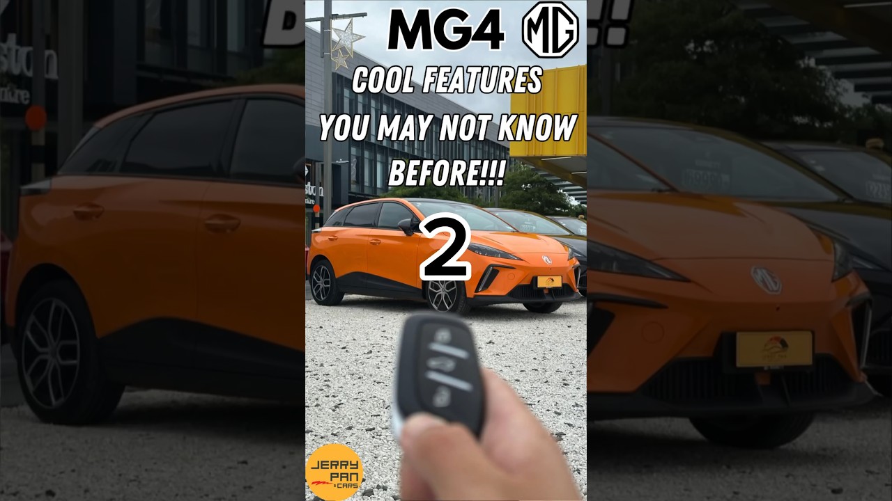 MG4 EV - Cool Features YOU MAY NOT KNOW - 2  #mg4ev #mg4 #mgnz #MGJerryPan