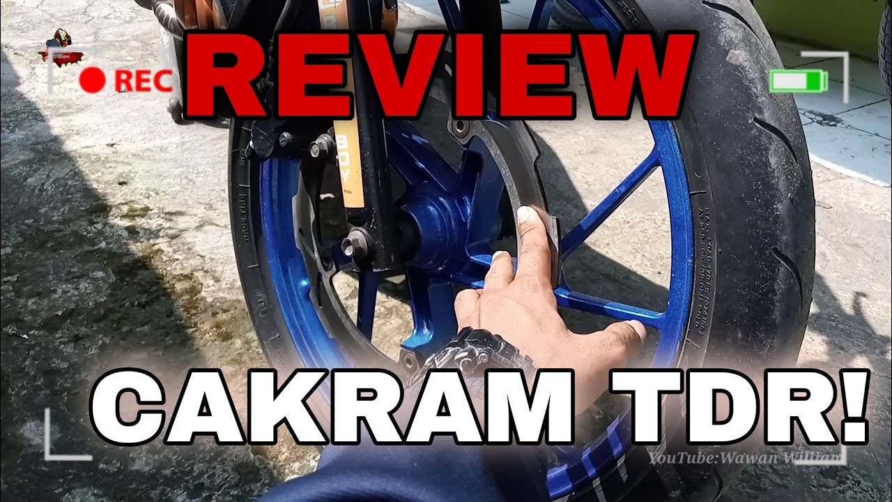 REVIEW PIRINGAN CAKRAM TDR DI SATRIA FU 150!!