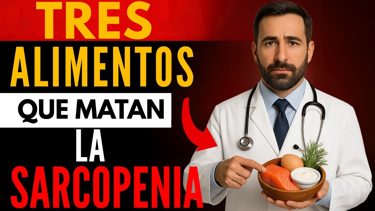 ¡Come Esto y Recupera Tu Fuerza! 3 Alimentos Que MATAN la Sarcopenia