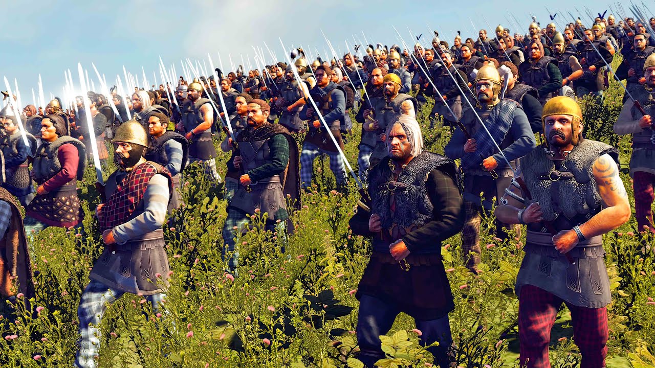 Рим против Ичени | Массивная кинематографическая битва 41 500 юнитов - Total War