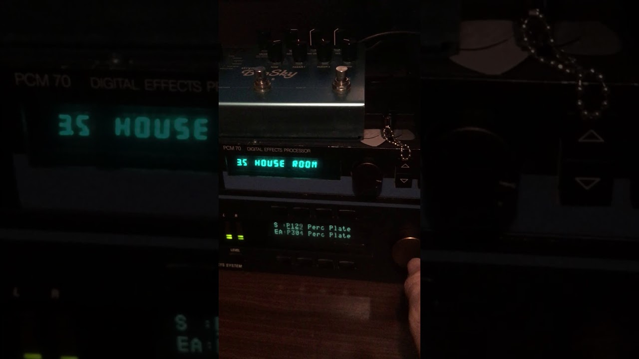 Classical reverbs Lexicon PCM70 and Lexicon M300