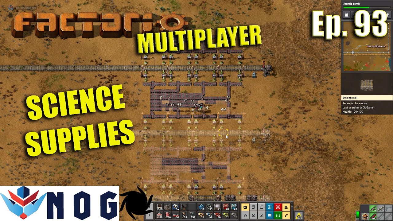 Factorio Multiplayer with STHedgehog Ep93 | Science Train Drop Offs