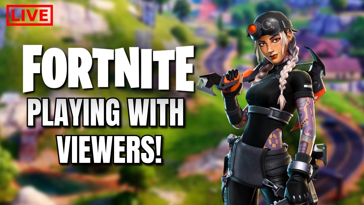 Playing With Viewers! Fortnite Live Stream!