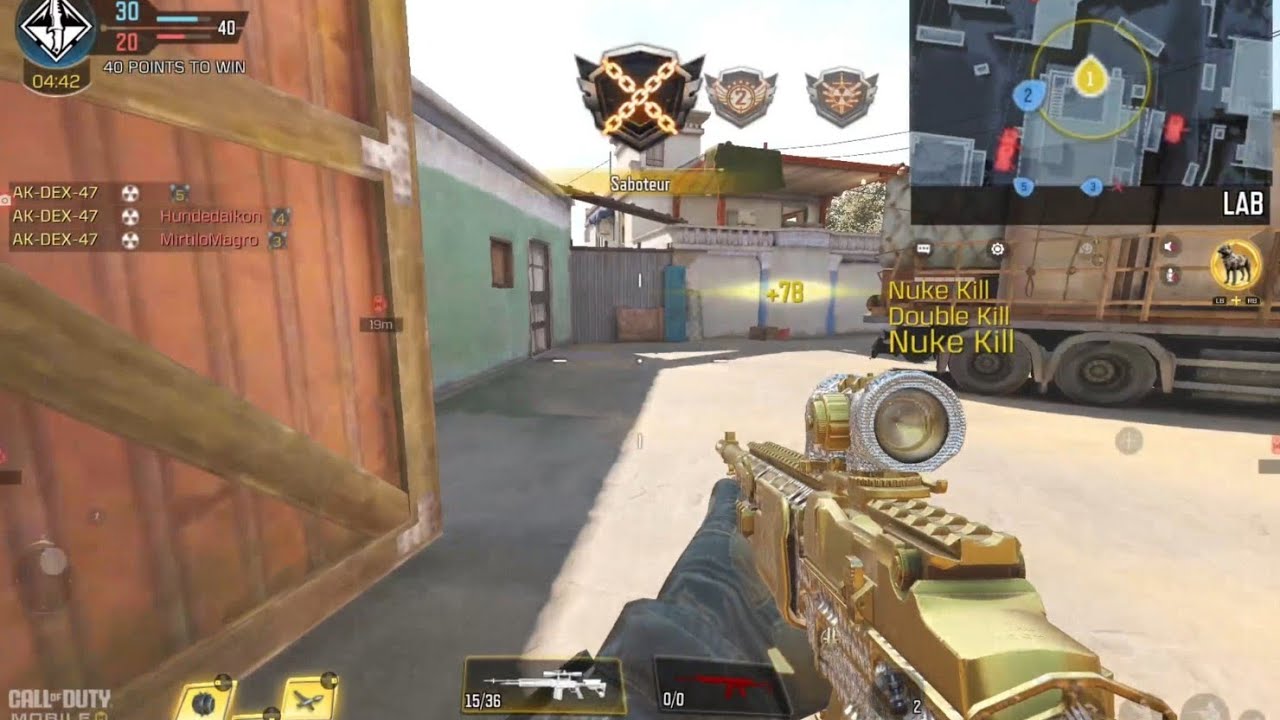 Nuke Time! PART 1. PeacekeeperMK2/Krig 6/Holger 26/AK47 (2 Gameplays COD Mobile)