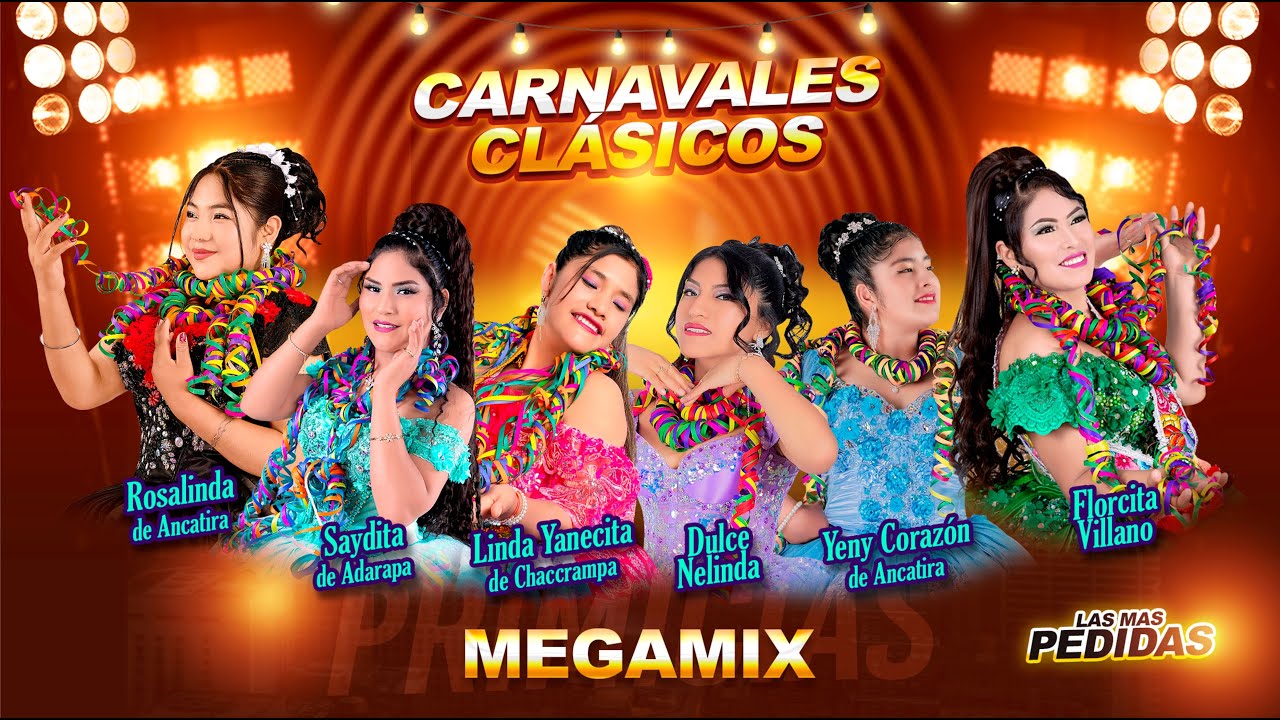 MEGAMIX CLÁSICOS DEL CARNAVAL ♪♫ ► PURITO ARPA Y VIOLÍN◄ AUDIO HQ (Ortiz Producciones)