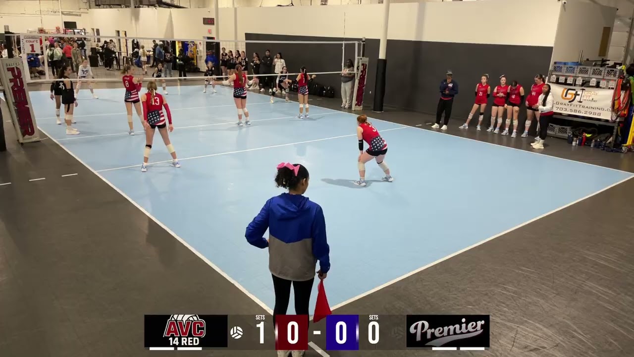 Pool Play - AVC 14 Red vs Premier Mier 14 White H