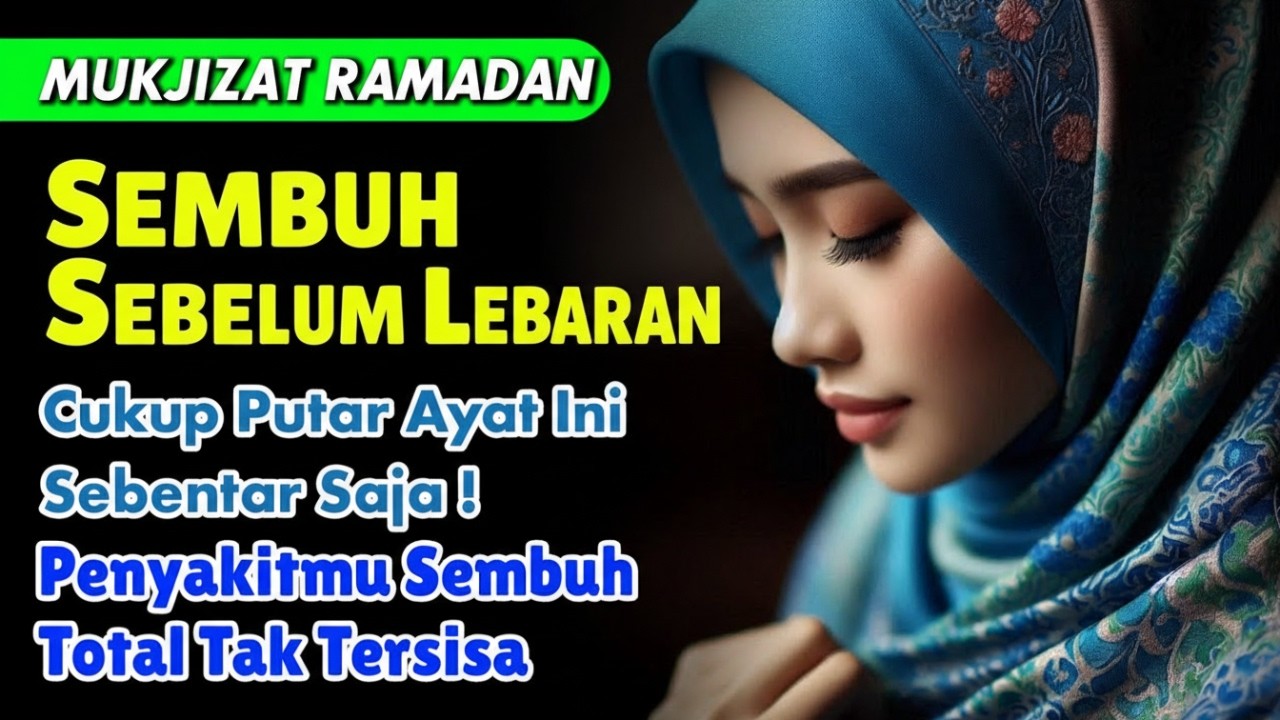 HANYA 5 MENIT‼️DZIKIR PENYEMBUH PALING AJAIB, SAKIT PARAH LANGSUNG DIANGKAT ALLAH 🤲🔴