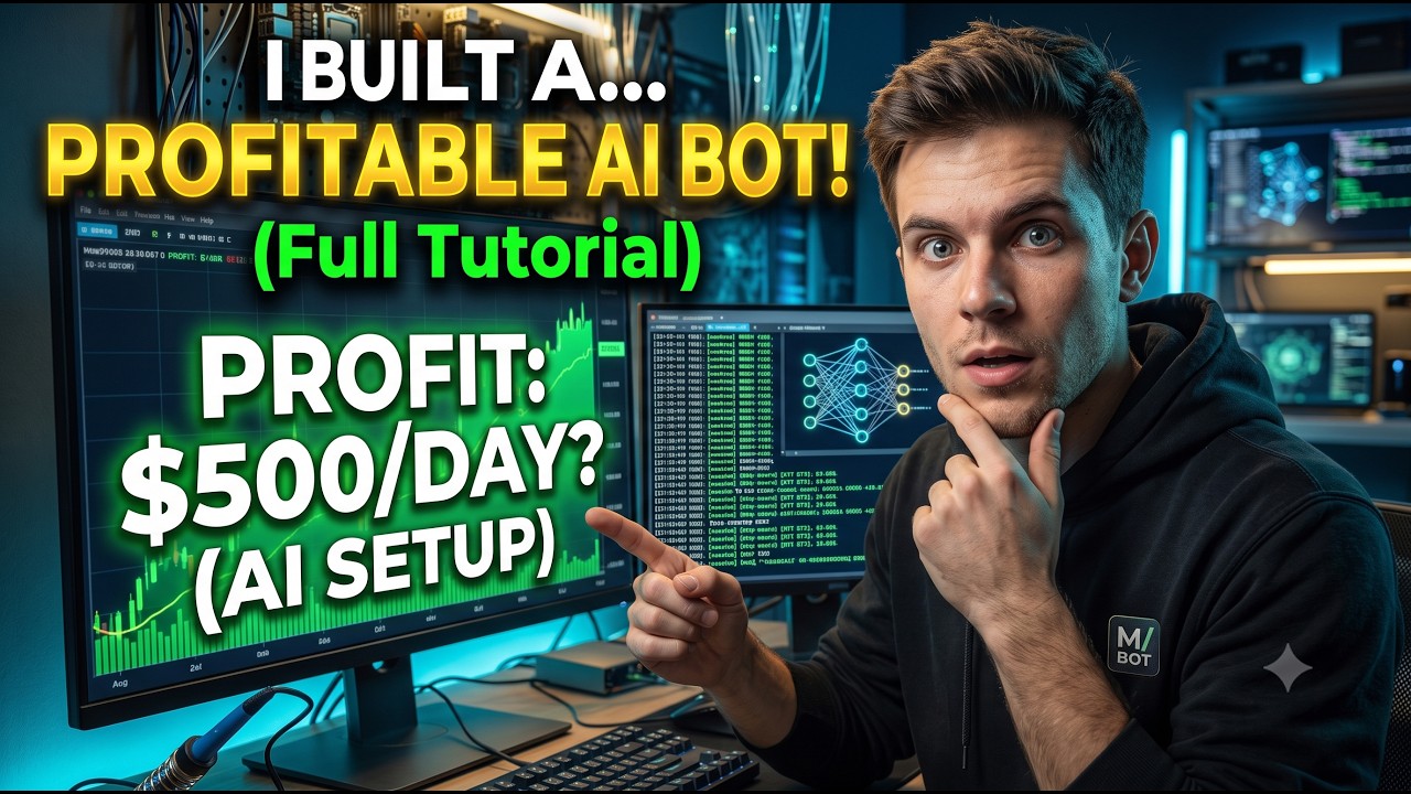 I Built a Profitable AI Crypto Bot in 10 Minutes (No Coding Required!)