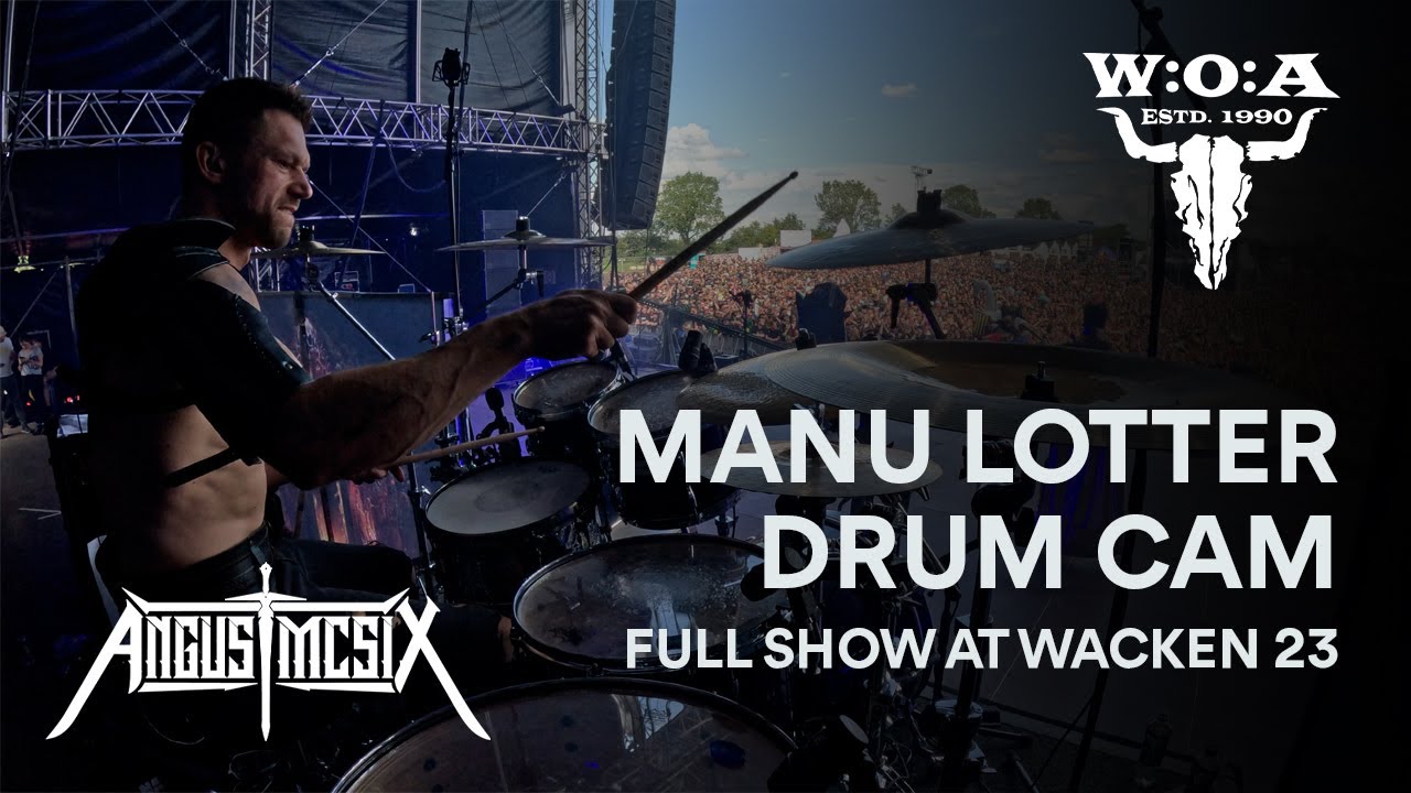 Angus McSix – Manu Lotter – Skaw! – FULL SHOW – Live Drum Cam Wacken 2023 (4K)