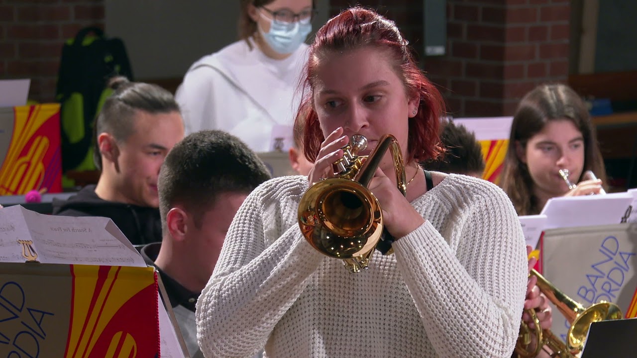 Brass Band Büsserach mit dem Solo Stück 