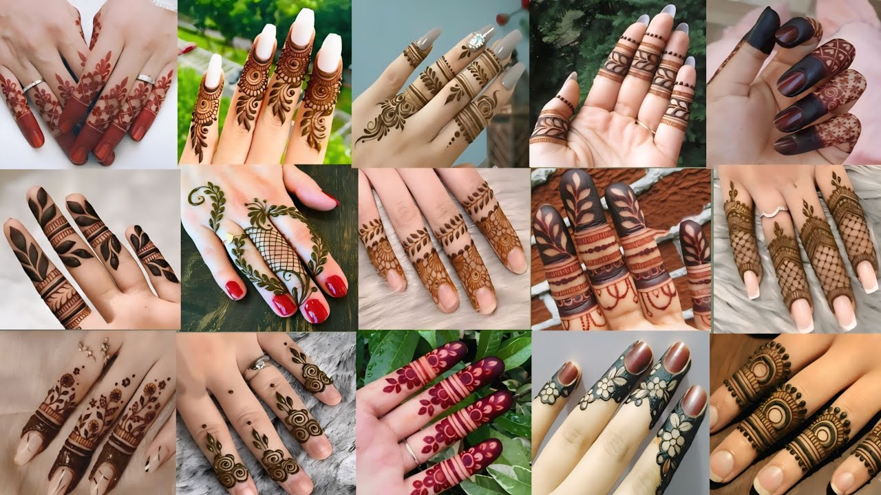 Eid Special Finger Mehndi Designs 2025|| Very Attractive And Decent Finger Henna Design!!