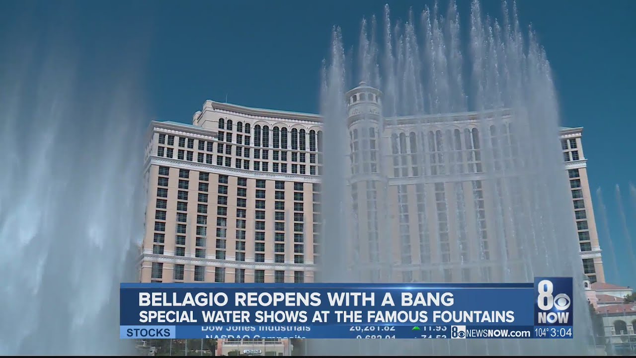 Bellagio fountain shows reopen Las Vegas in a special way