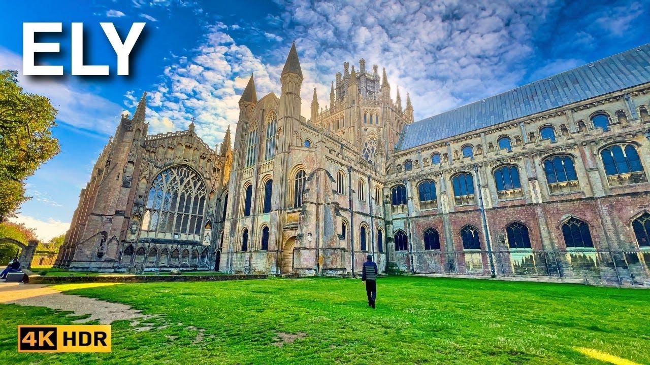 ELY England Walking Tour 🇬🇧 | Step Inside UK Historic Cathedral City | 4K HDR