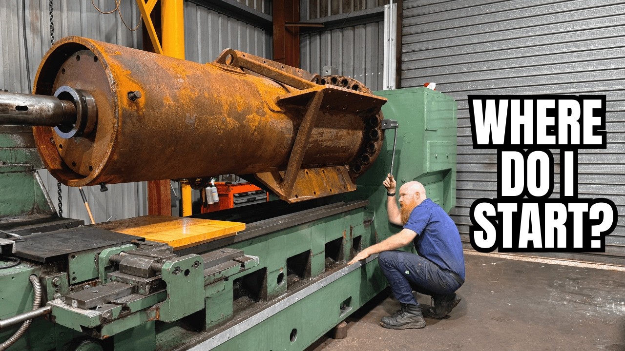 Самая большая деталь, которую я обработал на токарном станке.