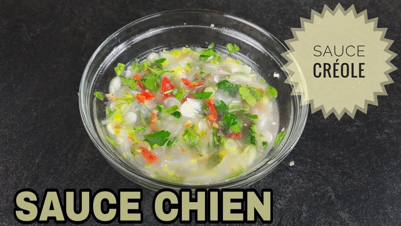 COMMENT FAIRE UNE SAUCE CHIEN ( recette antillaise Prez K facile )