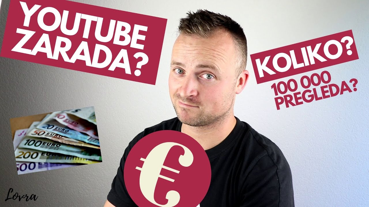 KOLIKA JE ZARADA NA YOUTUBE -u? KOLIKA JE ZARADA NA 100 000 PREGLEDA?