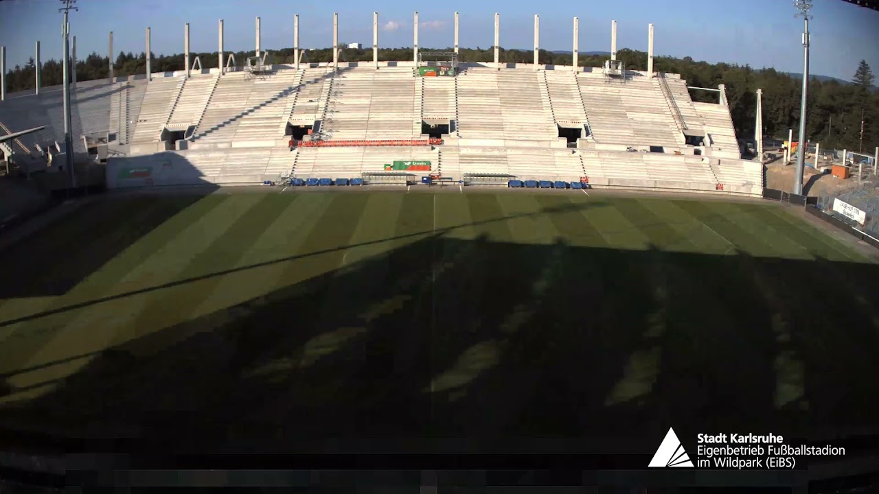 Wildparkstadion im Zeitraffer: Bau der neuen Osttribüne