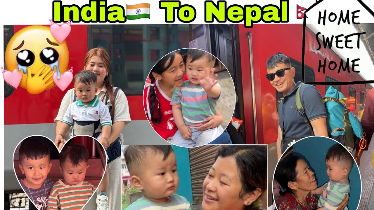 Finally Home! 🥹😍 India to Nepal Journey & Meeting My Family🥰❤️🫶✨