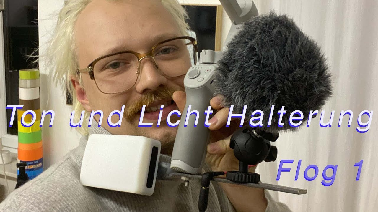 Flog Folge 1 | Vorbereitung zum Floggen Mikrofon und Licht Halterung für DJI OSMO