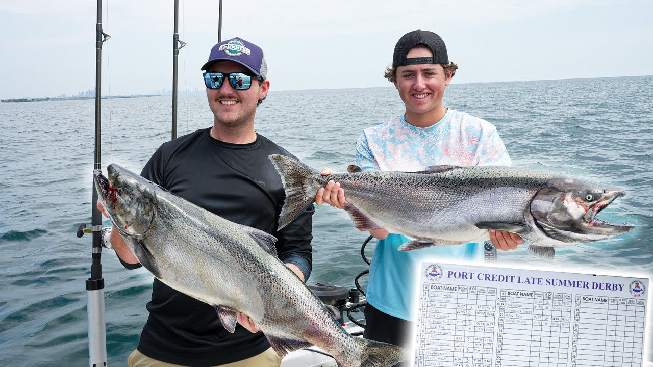 LAKE ONTARIO Salmon Fishing - Fall Port Credit Pen Derby 2024