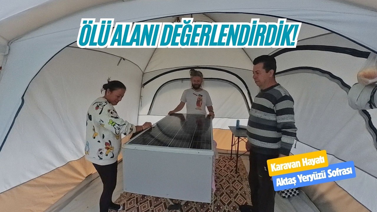 KARAVANIN ÇATISINA GİZLİ BÖLME YAPTIK! 🛠️ | Pide Partisi ve Sahil Turu