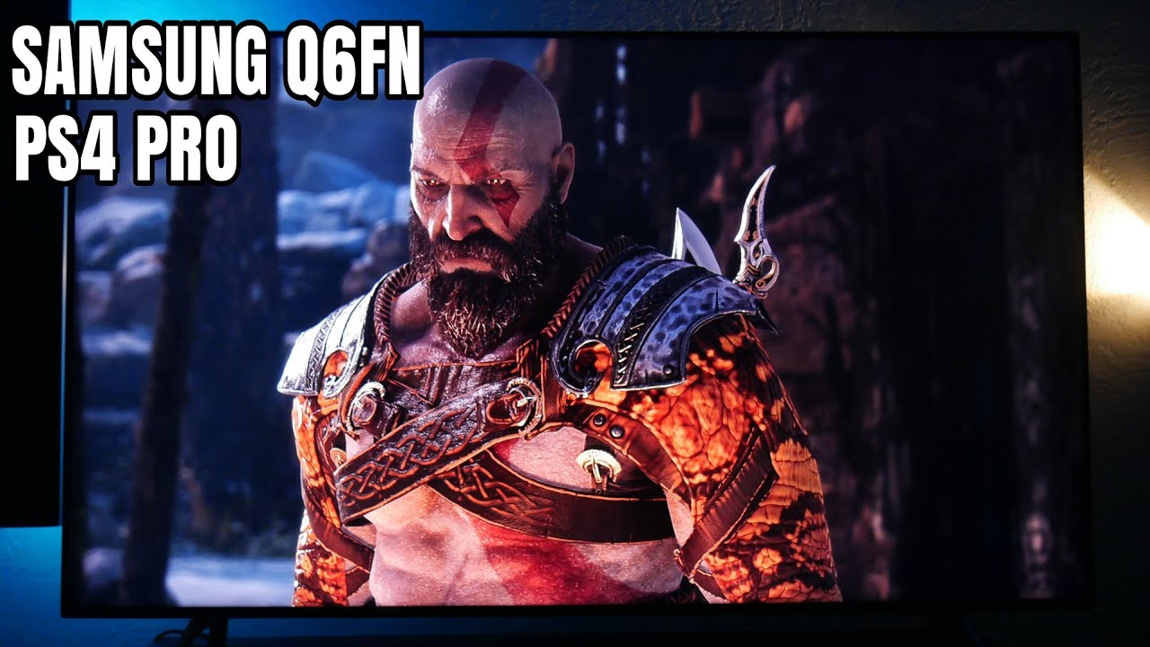 Samsung Q6FN PS4 PRO Gameplay with HDR vs SDR Test