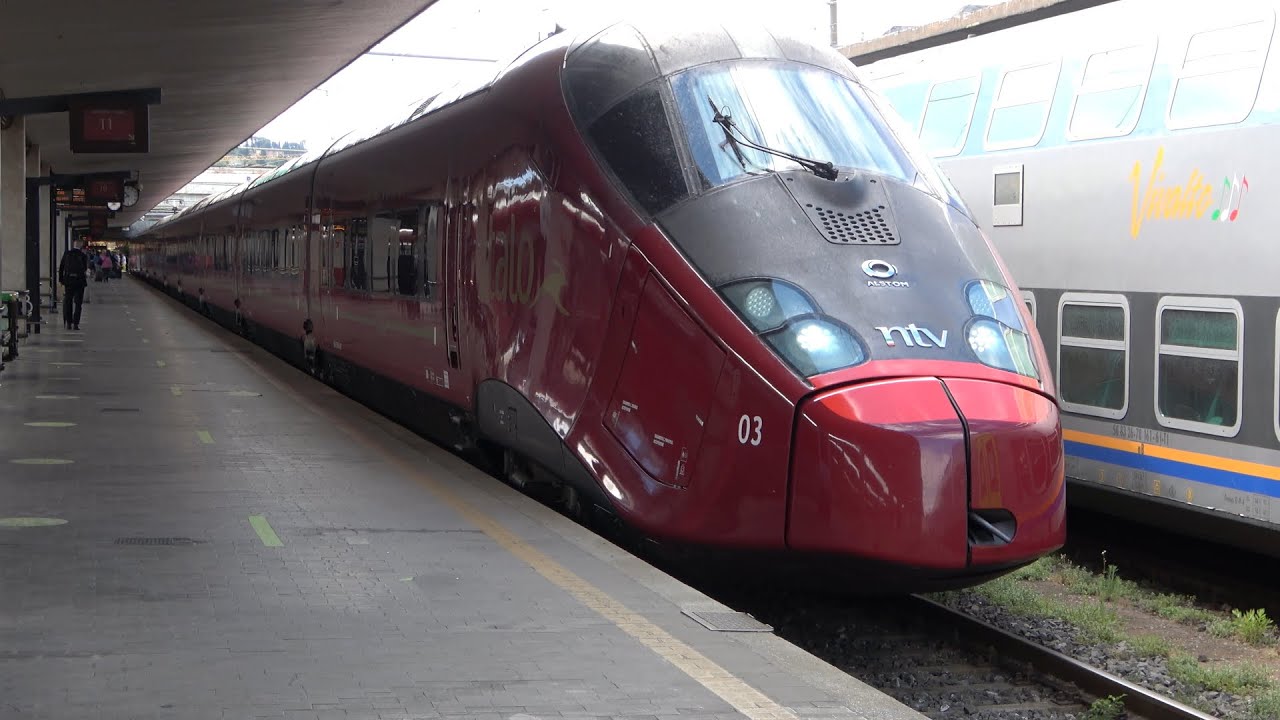 2022/06/10 【イタリア】 イタロ ETR575形 03編成 フィレンツェ・サンタ・マリア・ノヴェッラ駅 | Italy: Italo ETR 575 03 Set at Firenze
