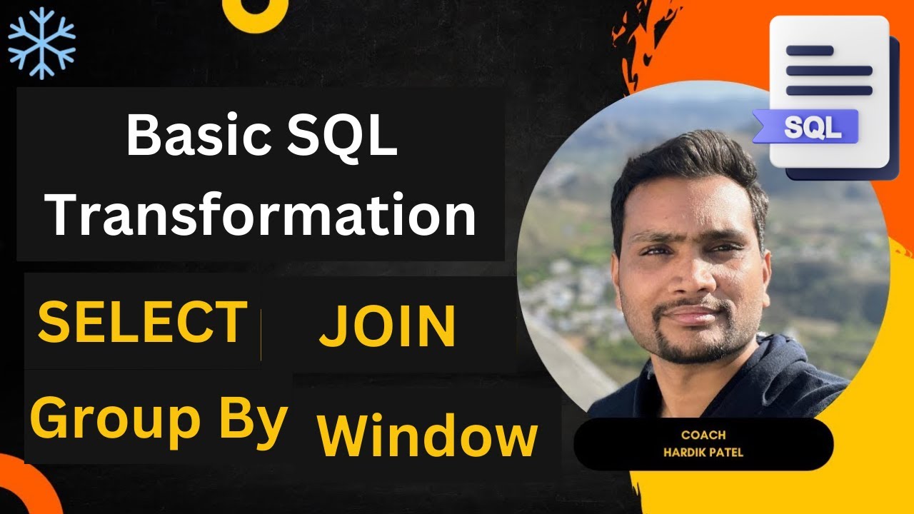 Basic SQL Transformations in Snowflake: SELECT, JOIN, GROUP BY & WINDOW Functions