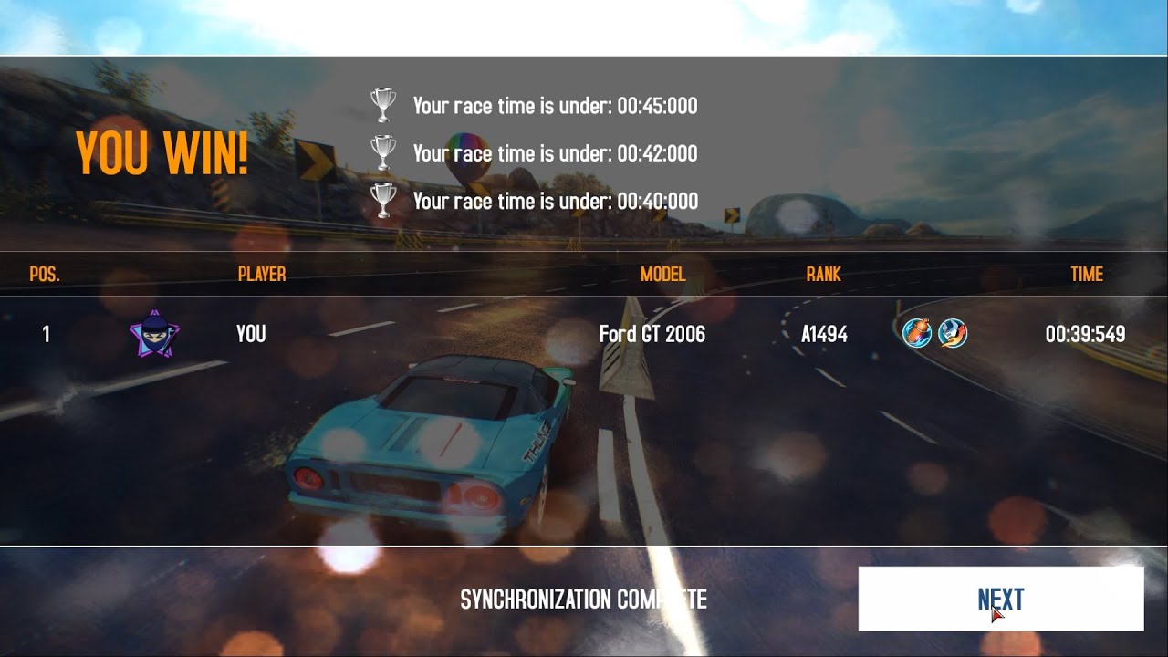 Asphalt 8 - Weekly Sprint Tournament | Iceland Sprint 2 | Ford GT 2006 00:39.549 ST