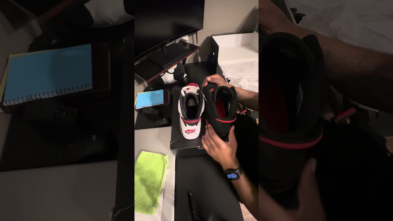 2019 Jordan 6  inferred compared to 2020 Jordan 6 carmine 