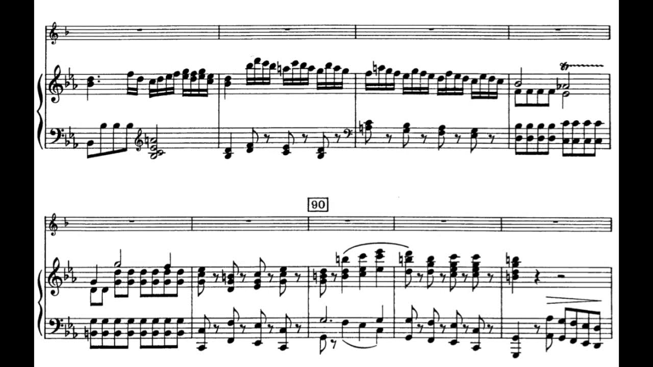 Haydn; Trumpet Concerto, 1st movement Allegro. Piano accompaniment (audio + sheet music)