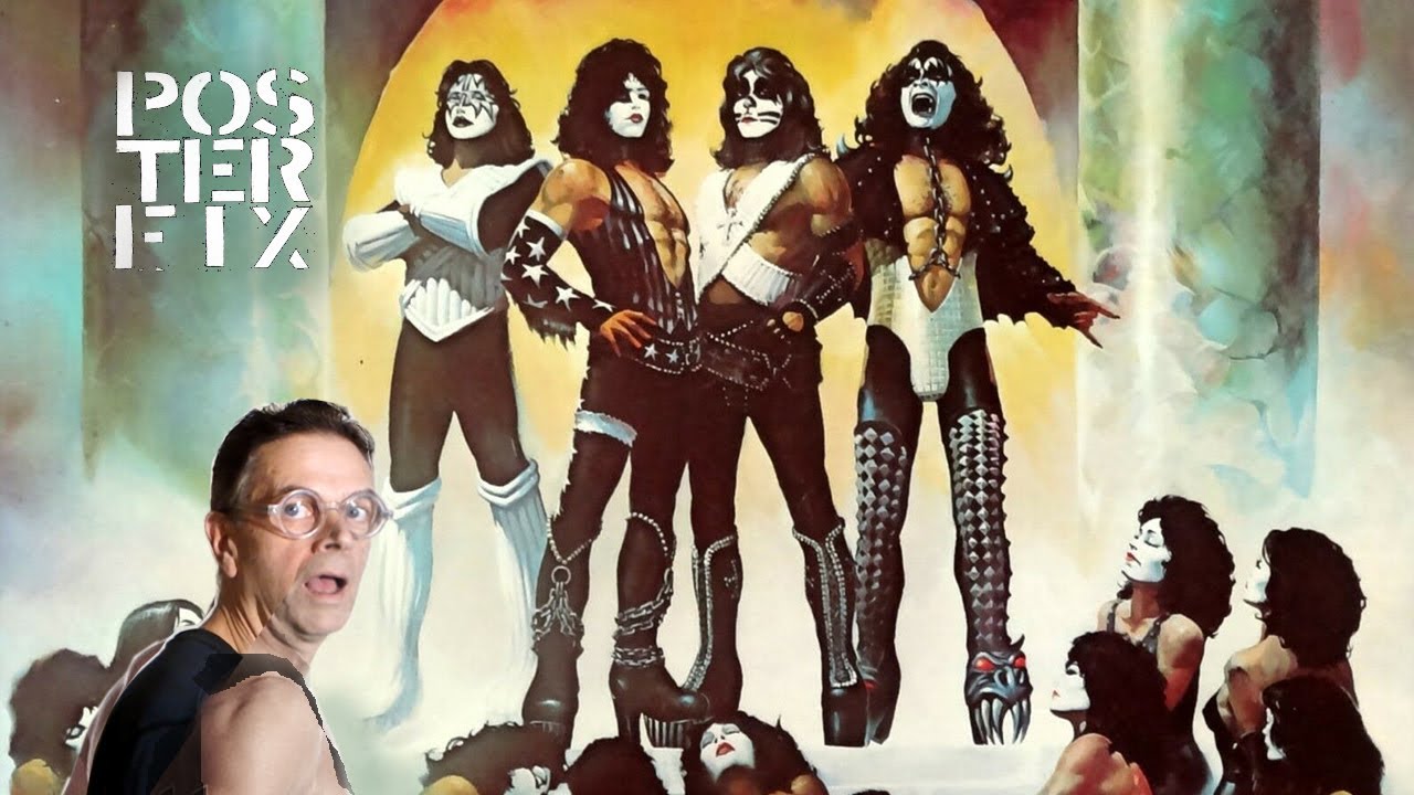 KISS Collection of Glossy 1970s Poster Fix