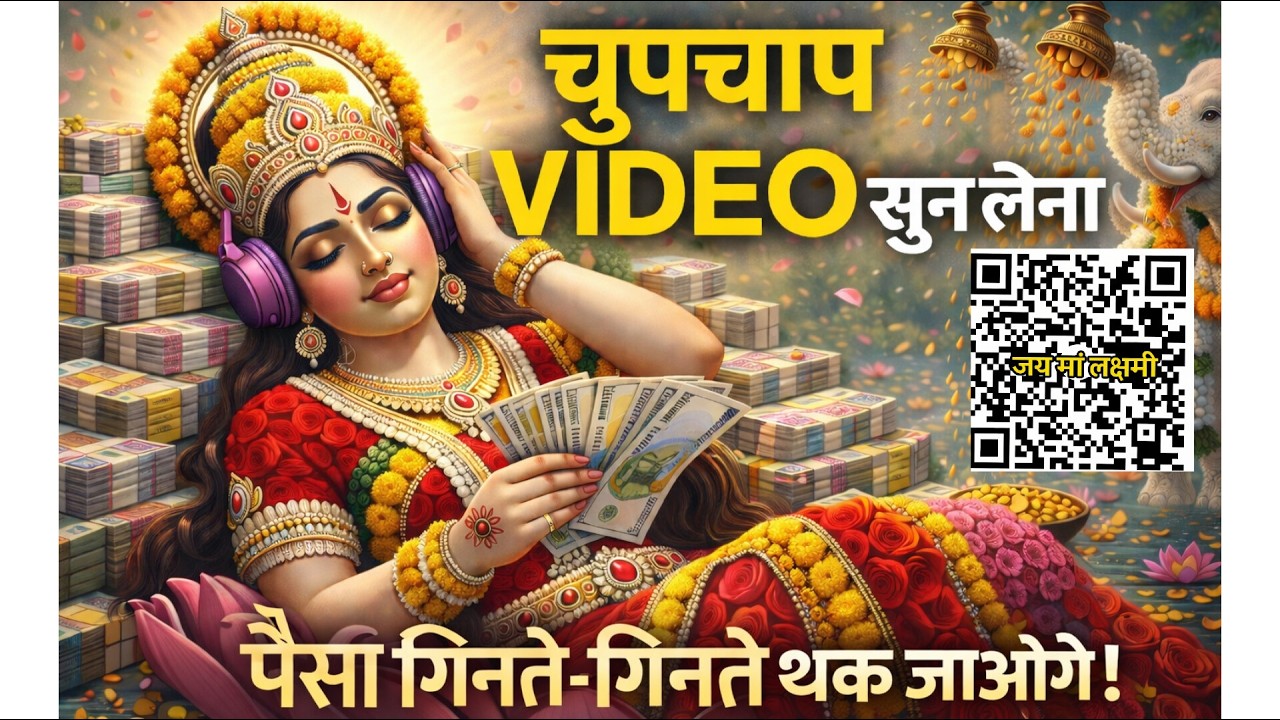चुपचाप वीडियो सुन लेना। पैसा गिनते–गिनते थक जाओगे 🌺maa Laxmi ka sandesh 🌺
