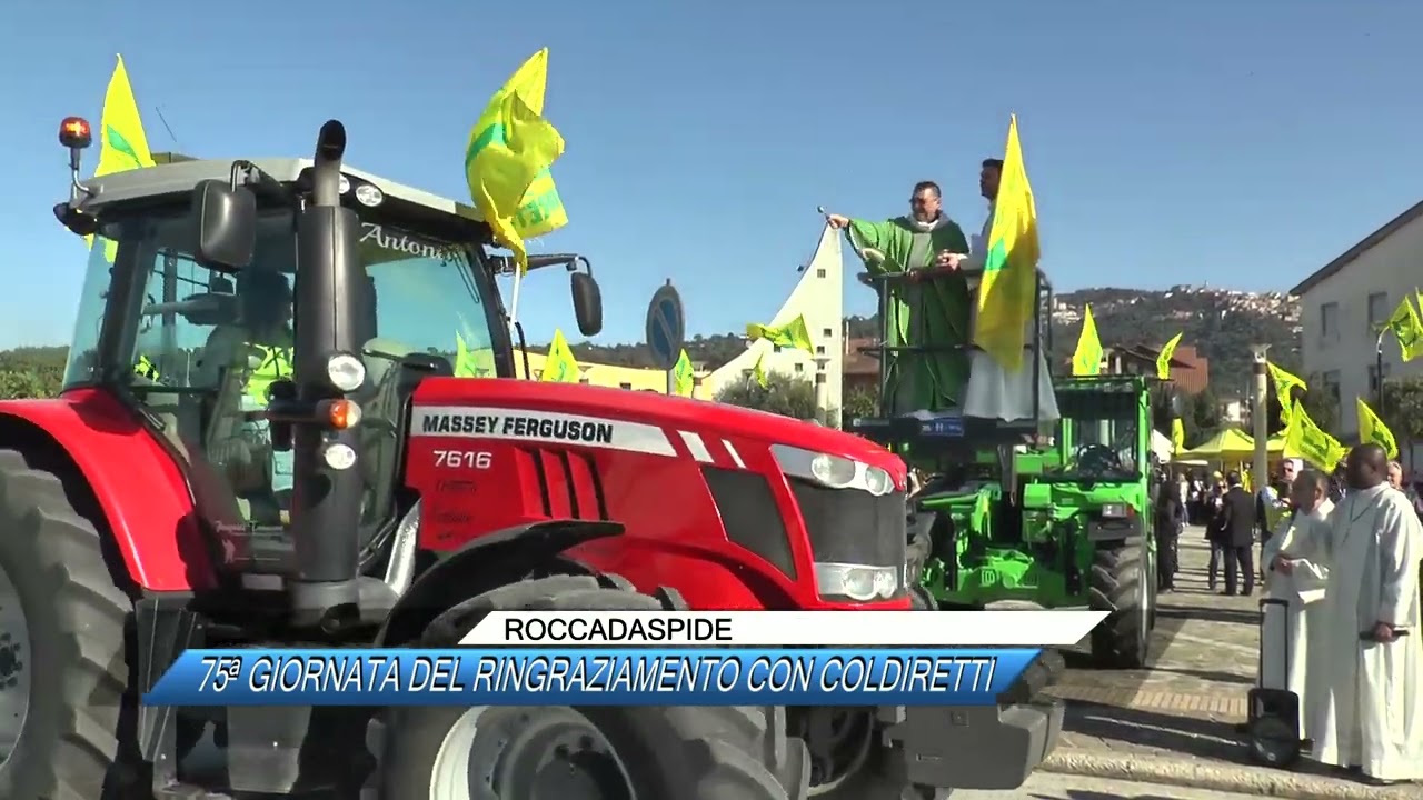 ✅ ROCCADASPIDE, 75&ordf; GIORNATA DEL RINGRAZIAMENTO CON COLDIRETTI |SUD TV 114|