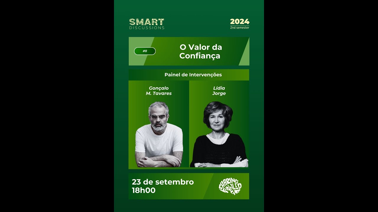 O Valor da Confiança - Gonçalo M. Tavares e Lídia Jorge