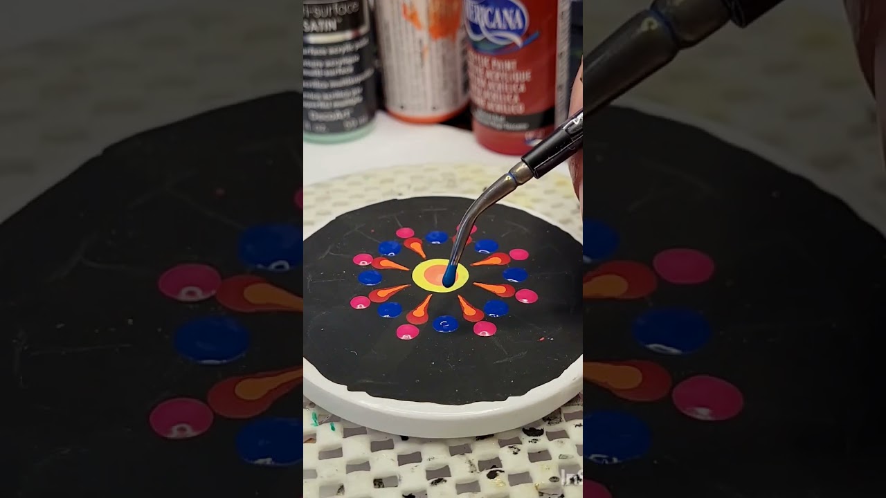 Short: Incredible Upcycling Transformation with a Simple Mandala! Dollar Tree Magnet