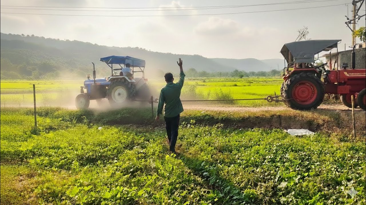 Mahindra VS powertrac 🔥पॉवरट्रैक की हुई हालत खराब 😂