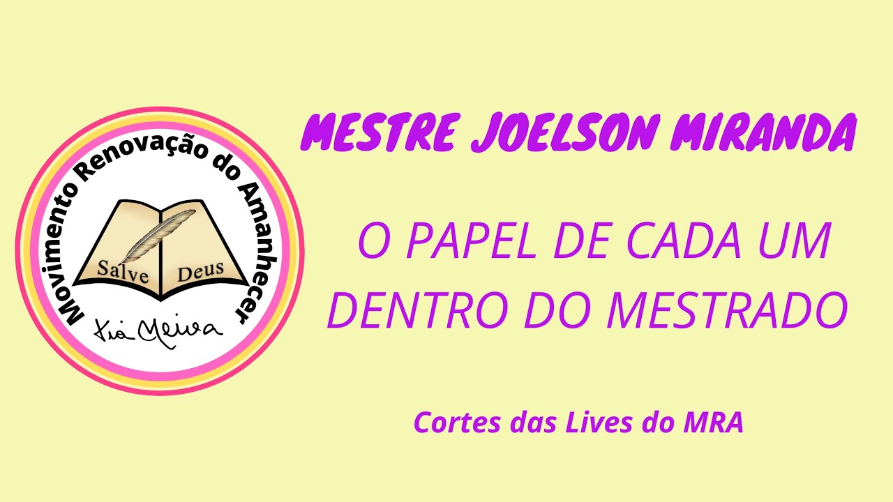 O Papel de Cada um | Vale do Amanhecer