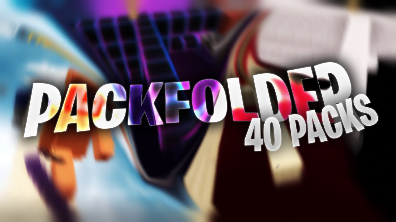 THE BEST PACKFOLDER EVER - 40 INSANE PACKS