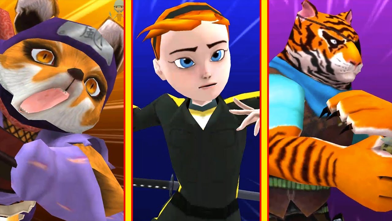TMNT Legends April Kunoichi, Alopex, Tiger Claw