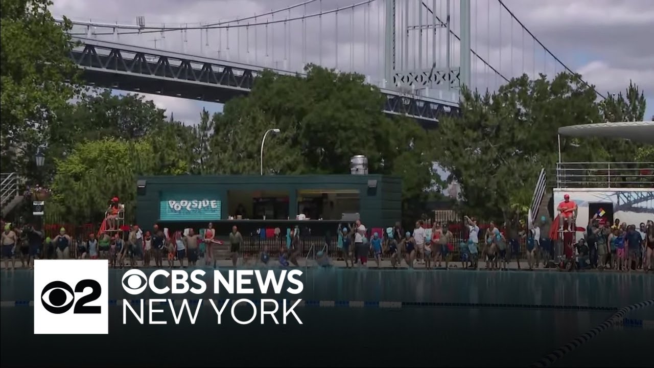 NYC officially opens its public pools for summer 2024. Watch the full video.