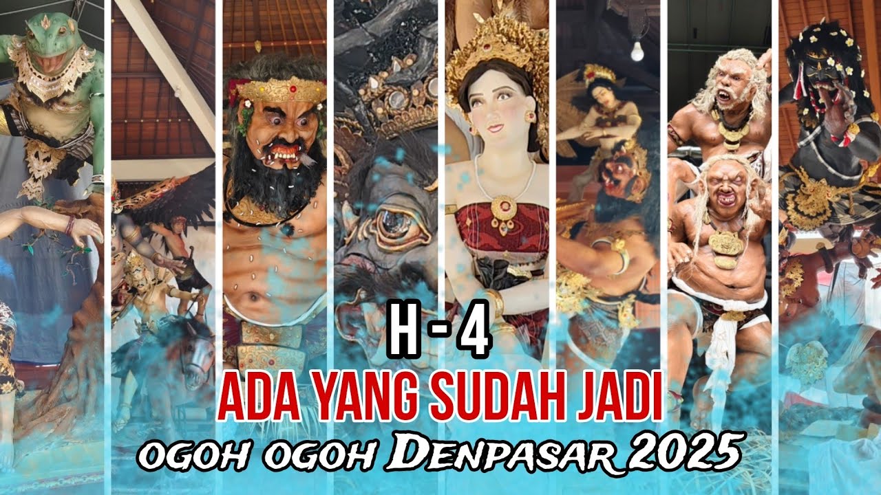 Update H-4 Penilaian lomba ogoh-ogoh di Denpasar