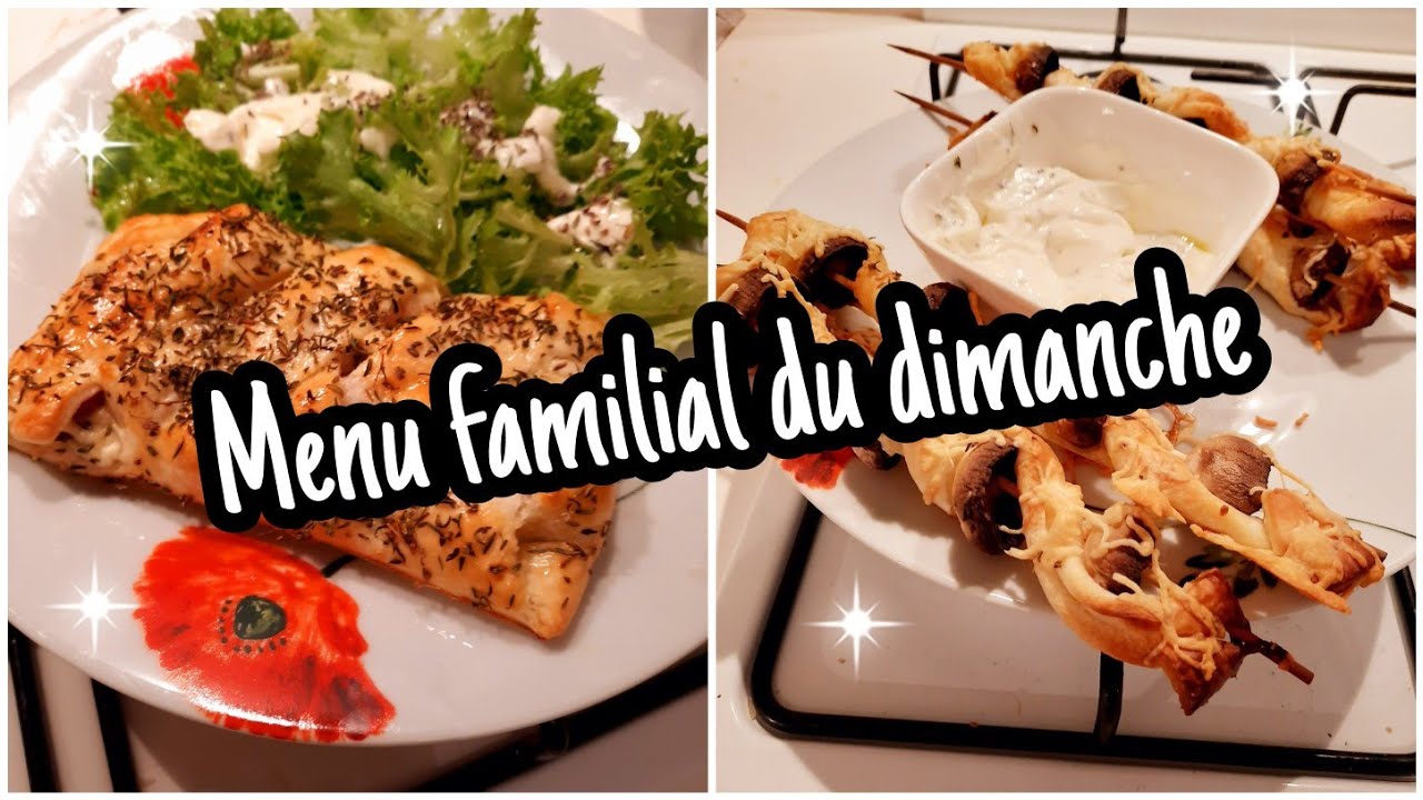 MENU FAMILIAL DU DIMANCHE//FACILE, RAPIDE ET &Eacute;CONOMIQUE