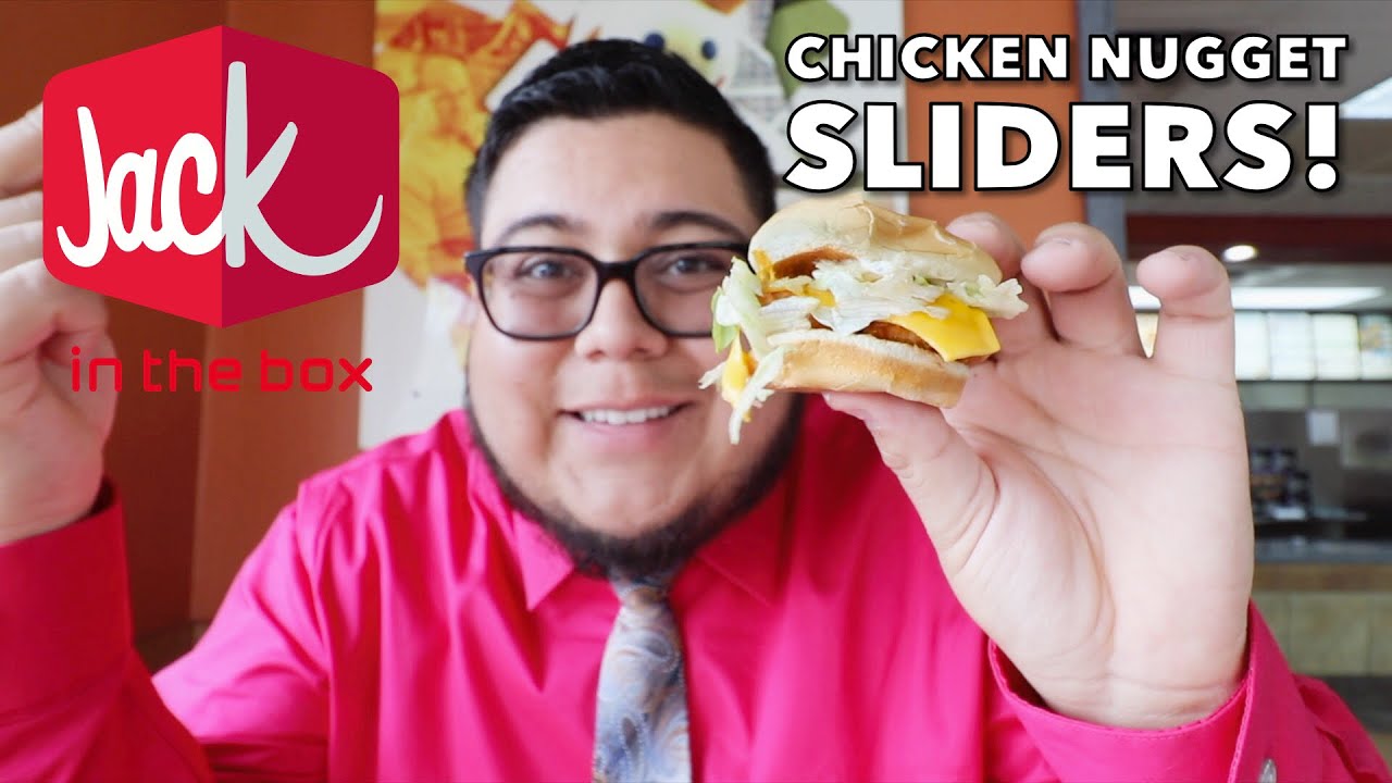 Jack in the Box Chicken Nugget Sliders - Food Review - Full Nelson Eats A Lot